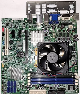 Scheda Madre Acer Foxconn RS880M05 E430 con CPU AMD Athlon II AM3 e Ram - Immagine 1 di 2