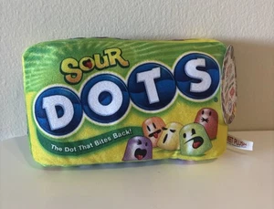 Neu mit Etikett Sour Dots Candy Plüschkissen süßes Plüschtier 8 Zoll Stofftier Neu mit Etikett - Bild 1 von 3