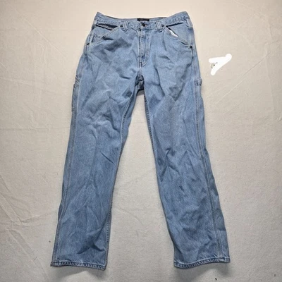 Jeans Carpintero Saddlebred Estilo 8933 100% Algodón Denim Adulto Hombre Talla 36 X 32 Foto 1 de 4