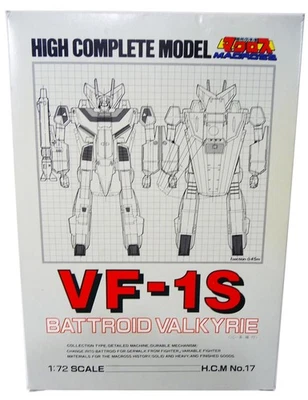 Vintage Bandai MACROSS High Complete Model VF-1S BATTROID VALKYRIE Robotech 1/72 - Image 1 of 4