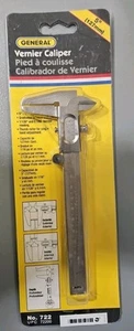 Pinza Vernier de medición métrica e imperial de acero General Tools 722 5 pulgadas - Imagen 1 de 2