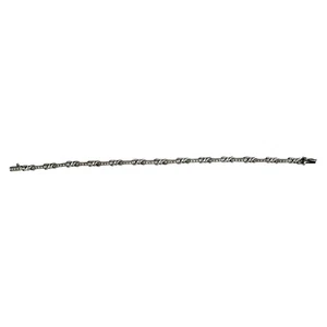0.26cttw. White Diamond Bracelet in 18k White Gold 7.25inch 13.03g. - Picture 1 of 3