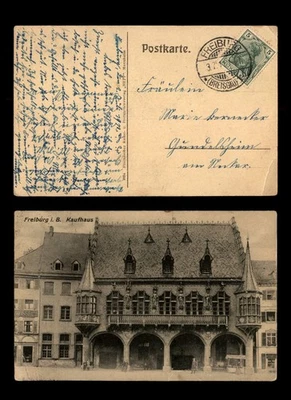 Mayfairstamps Germany 1911 Freiburg Ornate Building Postcard aau_51109 - Image 1 of 2