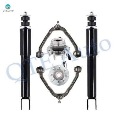 6 Front Upper Control Arm-Wheel Hub-Shock For 2001-2006 GMC Sierra 1500 Monotube - Image 1 of 4