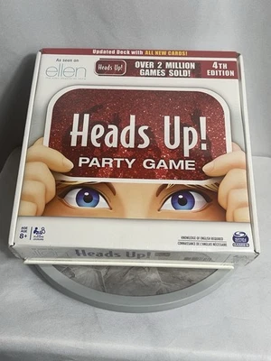 Heads Up Party Game 4th Edition Spin Master Ellen Show Family Fun Complete - Image 1 of 4