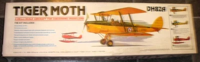 Premier Balsa Products Ltd wood  kit Airplane TIGER MOTH DH82A 66" SCALE BIG !! - Image 1 of 4