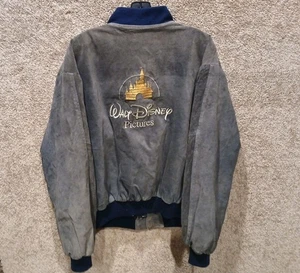 Rare Walt Disney Pictures Snap Bomber Jacket, Vintage VTG, Small - Picture 1 of 7