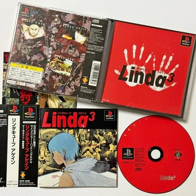 PS1 Linda Cube Again w/Spine Sony Playstation SCE RPG Rile Playing Game Japan JP - Image 1 of 4