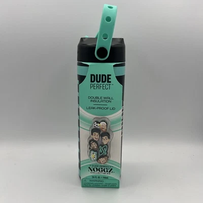 Botella de agua Dude Perfect 24 oz negra con mango y tapa a prueba de fugas - A120521 Foto 1 de 4