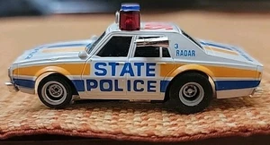 AFX State Police Chevy Caprice SP-3 White/Orange/Blue Slot Car w/ Radar - Picture 1 of 6