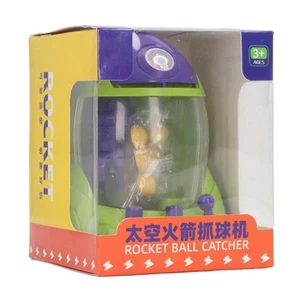 Green Mini Space Claw Machine Colorful Portable Space Rocket Claw Machine - Picture 1 of 24