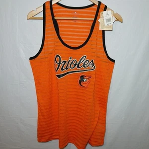 Baltimore Orioles Campus Lifestyle Orange Women's Tank Top Juniors XL - New - Picture 1 of 7