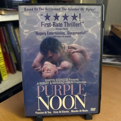 Purple Noon DVD w/ Insert Alain Delon, Maurice Ronet 1960 Region 1 OOP - Image 1 of 4