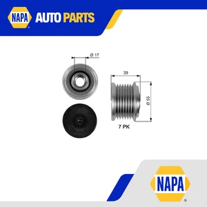 Overrunning Alternator Pulley fits MERCEDES ML400 W163 4.0D 01 to 05 OM628.963 - Picture 1 of 7