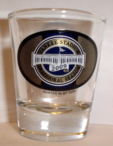 NY YANKEES inaugural new YANKEE STADIUM SHOT GLASS 2009 Cover