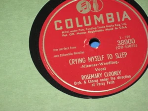 Columbia 10" 78/Rosemary Clooney/WHY FIGHT THE FEELING-CRYING MYSELF TO SLEEP - Imagen 1 de 2
