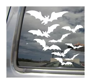 Flying Bats - Halloween Vampire - Auto Fenster Wand Vinyl Aufkleber Aufkleber 01058 - Bild 1 von 2