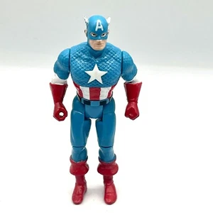 Vintage 1990 Toy Biz Marvel Captain America 5" Actionfigur nur lose - Bild 1 von 8