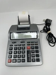 Casio Tax & Exchange HR-100 TM Adapter & a Roll of Paper a - Picture 1 of 6