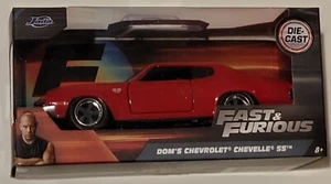 Fast & Furious Dom's Red Cheverolet Chevelle SS diecast 1:32 Jada 3rd Gen Box - Picture 1 of 6