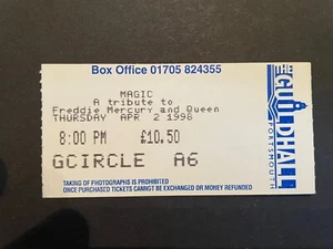 Magic - Queen And Freddie Mercury Ticket 1998 - Bild 1 von 3