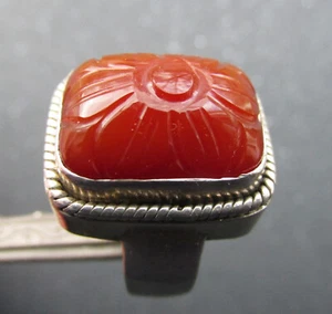Anillo de plata de ley con piedra 13,1 g. - Imagen 1 de 7