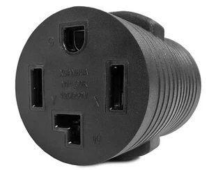 WEN GNA430 120/240V 30A NEMA 14-50P 4-Prong Plug to NEMA 14-30R Outlet - Picture 1 of 5