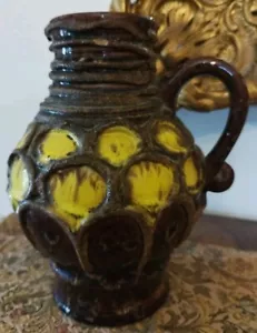 Rara Ceramica Brocca 900 Terracotta Antica Lustro Maiolica No Orcio Anfora - Imagen 1 de 9