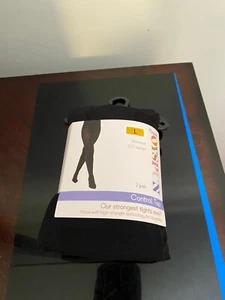 NEU DAMENGRÖSSE LARGE JOYSPUN 2ER-PACK VERDUNKELUNGSKONTROLLE OBERTEIL STRUMPFHOSEN 120 DEN - Bild 1 von 8