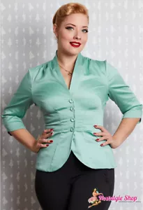 Miss Candyfloss, 40ER 50ER Blazer Adelaide Minty  XS,S,M,L,XL und 2XL SUPER sale - Bild 1 von 3