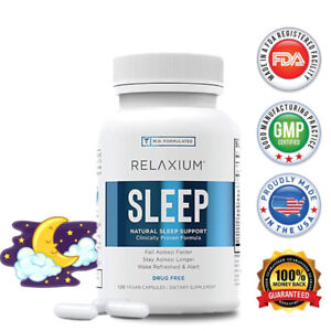 Relaxium Sen - Pomaga zrelaksować się i promować naturalny sen, pomoc w zasypianiu, szybki sen