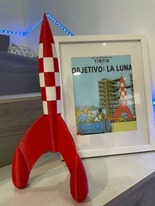 Figura de colección Tintín El Cohete Lunar 30cm De Altura - Imagen 1 de 2