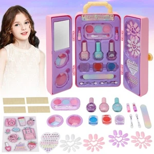 Kids Makeup, 25pcs Real Washable Kids Makeup Kit for Girl Toys Brithday Gifts - Picture 1 of 7