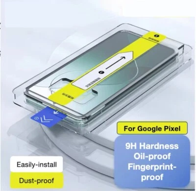 Google Pixel 7/8/8Pro 9/10 Pro Tempered Glass Screen Protector  & Applicator - Image 1 of 4