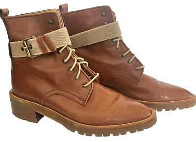 Walter Steiger шнурует вверх лодыжки загрузки • женщин 35,5/5,5 • коричневый кожаный сафари охоты новый - Изображение 1 из 4