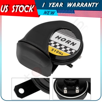 Bocina de aire única caracol 12V impermeable 130DB para coche motocicleta barco SUV RV yate Foto 1 de 4