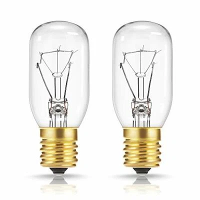 40 Watt Appliance Light Bulb,Microwave Oven Replacement Bulb,E17 Indicator,2Pack - Image 1 of 4