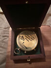 Sailors Compass In Vintage Wooden Box
