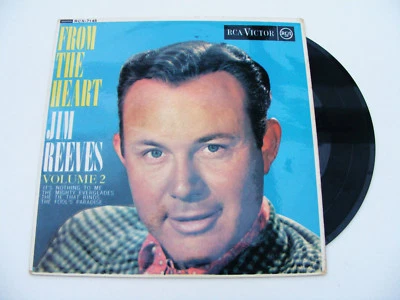 Jim Reeves   From The Heart Volume 2   EP 7" Original 1961  Vinyl  Single Record - Image 1 of 4