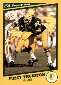 1990 Super Bowl I 25e anniversaire #27 Fuzzy Thurston RARE Green Bay Packers - Photo 1 sur 3