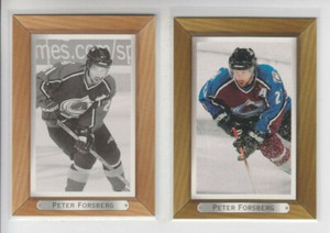 03/04 UD Beehive Colorado Avalanche Peter Forsberg Image Variation + Base #55