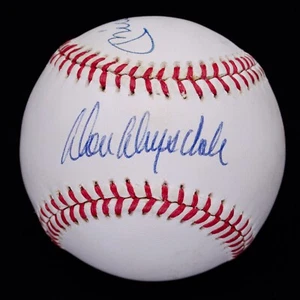 Béisbol ONL único Mickey Mantle & Don Drysdale doble firmado JSA #Z59182 - Imagen 1 de 7