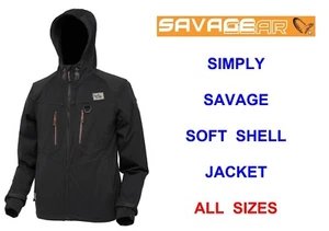 SAVAGE GEAR SIMPLY SAVAGE SOFT SHELL JACKET FOR SG2 SG4 SGS4 SGS5 ROD FISHING - Picture 1 of 1