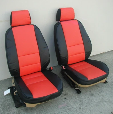 для BMW 3 SERIES E36 1992-99 S.LEATHER ИНДИВИДУАЛЬНЫЙ КРОЙ 2 ПЕРЕДНИЕ СИДЕНЬЯ ЧЕХЛЫ 13 ЦВЕТОВ - Изображение 1 из 4