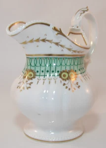 Antique John Ridgway Patt 2/3877 Gilded Creamer Cream Or Milk Jug c1850s VGC - Picture 1 of 9