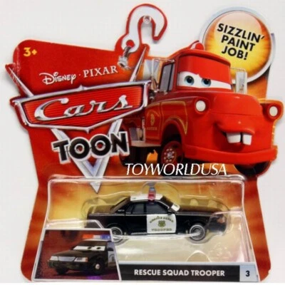 2009 Disney Pixar Cars TOON Rescue Squad Trooper #3 P7226 - Image 1 of 2