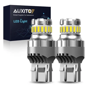 6x AUXITO 7443 7440 SMD LED Back Up Reverse Light Bulbs 6500K Super White Canbus - Picture 1 of 24