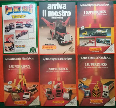 19 PUBBLICITA' CARTACEE ORIGINALI ADVERTISING WERBUNG "MATCHBOX"" anni 70/80 - Immagine 1 di 3