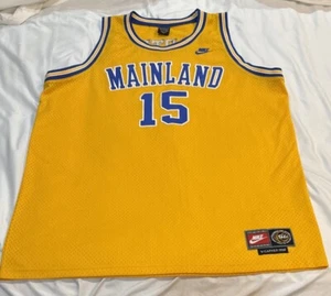 Vintage Nike 1995 Mainland Bucs High School Vince Carter #15 Jersey XXL Raptors - Picture 1 of 11