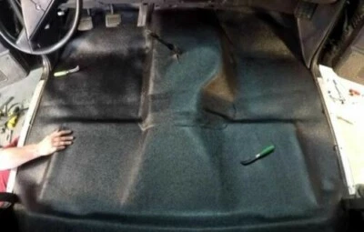 Suelo de vinilo moldeado negro compatible con Ford Granada 1981-1982 2 puertas Foto 1 de 3